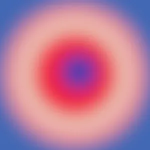 A Pink And Blue Circle With A Blue Background Wallpaper