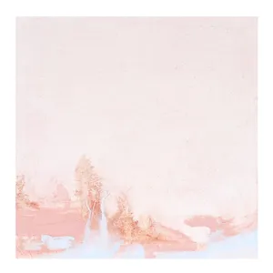 A Pink And Blue Painting With A White Background Wallpaper