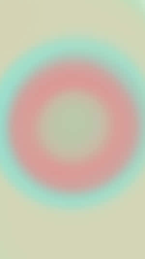 A Pink And Green Circle With A White Background Wallpaper