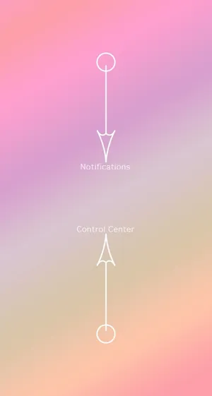 A Pink And Purple Background With Arrows On It Wallpaper