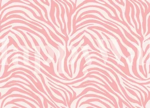A Pink And White Zebra Print Pattern Wallpaper