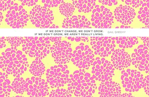 A Pink And Yellow Floral Pattern With The Words, I'm A Girl Wallpaper