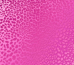 A Pink Background With A Pattern Of Animal Spots Wallpaper