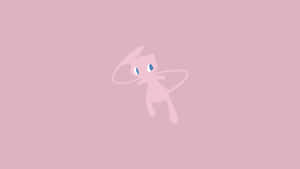 A Pink Cat With A Pink Background Wallpaper