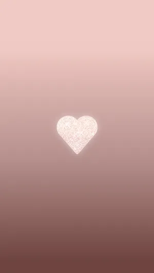 A Pink Heart Shaped Wallpaper With A White Background Wallpaper