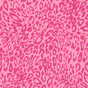 A Pink Leopard Print Pattern Wallpaper