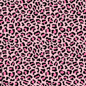 A Pink Leopard Print Wallpaper Wallpaper