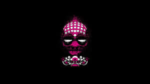 A Pink Skull, Hinting At A Darker Side Wallpaper