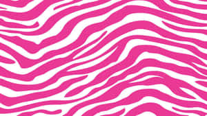 A Pink Zebra Print Fabric Wallpaper