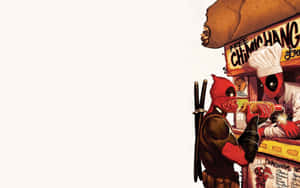 A Plate Of Delicious Chimichangas Wallpaper