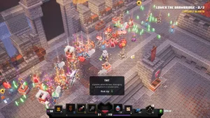 A Player Uncovering A Rich Vein Of Minecraft Emeralds Wallpaper