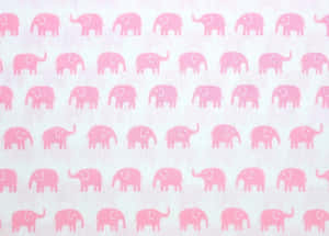 A Playful Pink Elephant In Nature Wallpaper