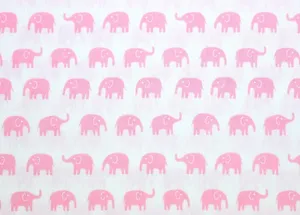 A Playful Pink Elephant In Nature Wallpaper
