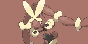 A Pokemon Character With A Bunny Tail Wallpaper