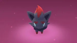 A Pokemon Character With A Red Nose And A Black Body Wallpaper