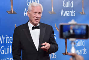 A Polished Portrait Of Esteemed Actor James Woods. Wallpaper