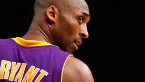 A Portrait Of Basketball Legend Kobe Bryant. Wallpaper