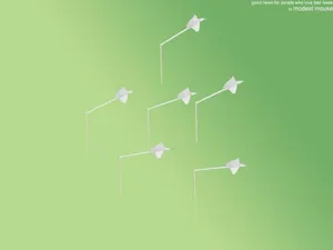 A Poster With A Green Background And White Stars Wallpaper