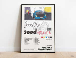 A Poster With The Words Good Bye Good Bye Wallpaper