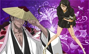 A Powerful And Compassionate Shunsui Kyoraku Wallpaper