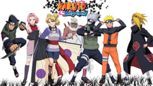 A Powerful Bond - Naruto With Friends Wallpaper