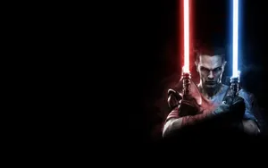 A Powerful Jedi Stands Ready To Protect The Force Wallpaper