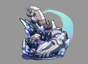 A Powerful Steelix Showing Its Metal In The Pokemon World Wallpaper