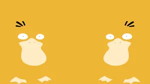 A Psyduck In Its Natural Habitat Wallpaper
