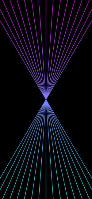 A Purple And Blue Line On A Black Background Wallpaper