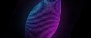 A Purple And Blue Wave Pattern On A Black Background Wallpaper