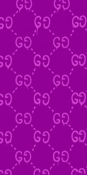 A Purple Background With The Letters G And G Wallpaper