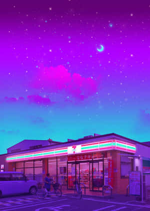 A Purple Sky Wallpaper