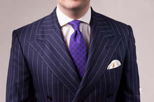 A Purple Tie For Sophisticated Style