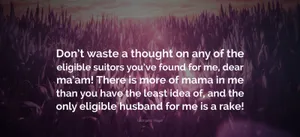 A Rake As The Most Eligible Husband Wallpaper