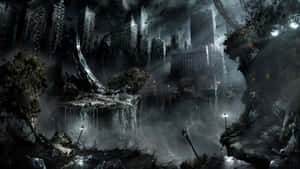 A Realm Of Darkness And Mystery Awaits Those Who Dare Brave This Gateway. Wallpaper