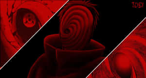 A Red And Black Image Of A Man With A Red Face Wallpaper
