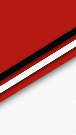 A Red And White Background With A Black Stripe Wallpaper