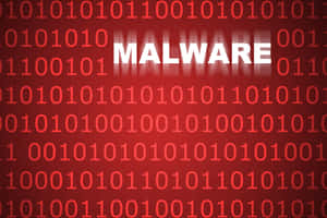 A Red Background With The Word Malware Wallpaper