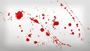 A Red Blood Splatter Wallpaper