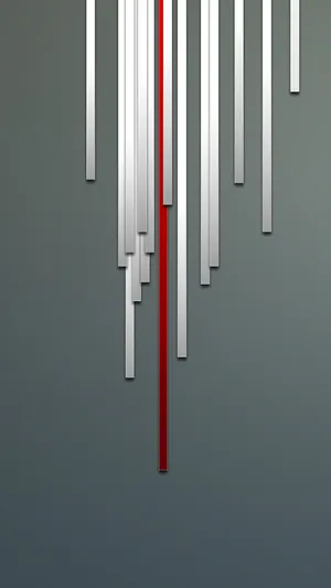 A Red Line Is Drawn On A Gray Background Wallpaper