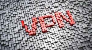 A Red Vpn Sign On A Brick Wall Wallpaper