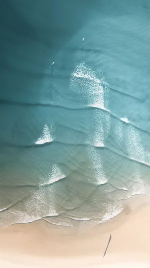 A River Winding Through A Canyon With A Mountain In The Distance Wallpaper