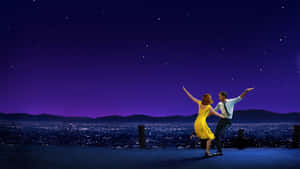 A Romantic Night In La, With A Dreamy View Of La La Land In 4k Wallpaper