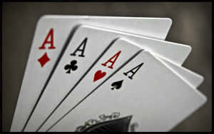 A Royal Flush - The Ultimate Hand In Card Games Wallpaper