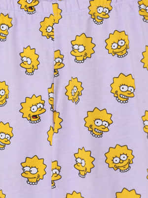 A Sad Lisa Simpson Contemplating Life Wallpaper