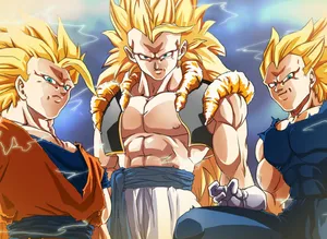 A Saiyan Warrior In Battle Gear Has Arrived For Battle! Wallpaper