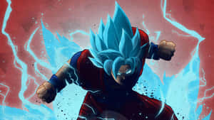 A Saiyan Warrior Ready To Take On Any Challenge Wallpaper