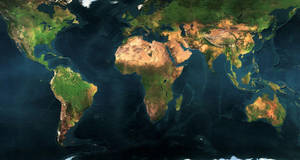 A Satellite View Of Our World Wallpaper