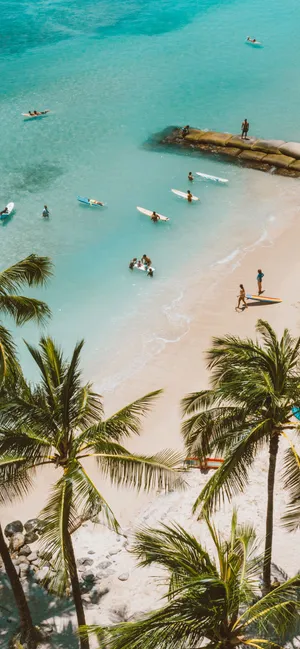 A Scenic Desktop Wallpaper With A Lake And Rolling Hills Wallpaper