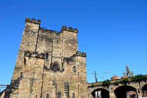 A Scenic Evening In Newcastle Upon Tyne Wallpaper